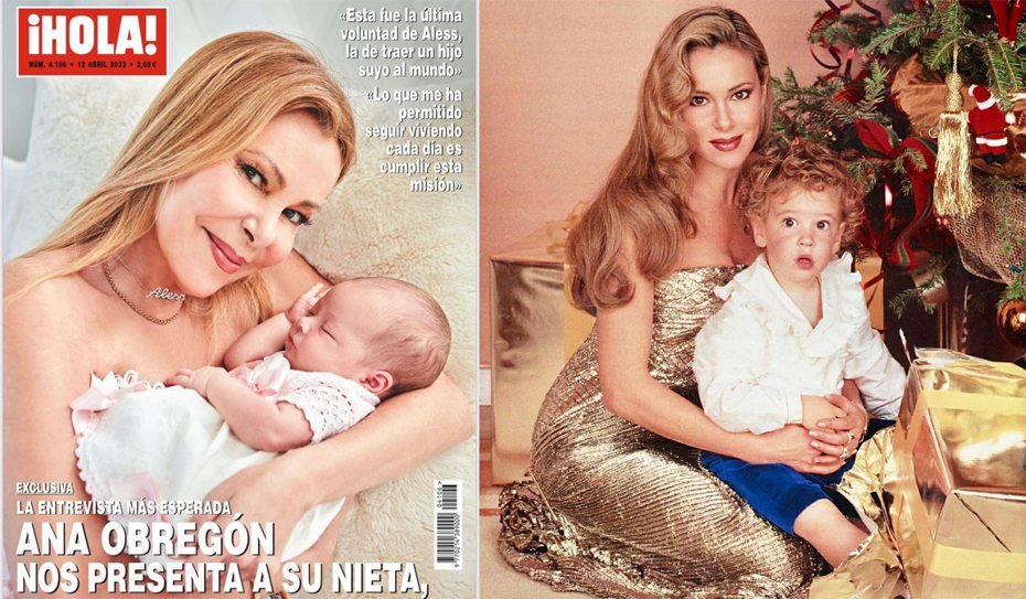 68歲西班牙女星安娜歐伯岡（Ana Obregón）透過代孕得女，精主則是已病逝的兒子。 圖／截自IG