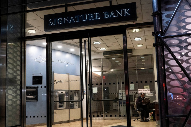 美國銀行真的很多，3月紐約Signature銀行倒閉（圖），伊利諾州、俄亥俄州、喬治亞州三個同名銀行趕緊澄清和紐約那家無關。路透