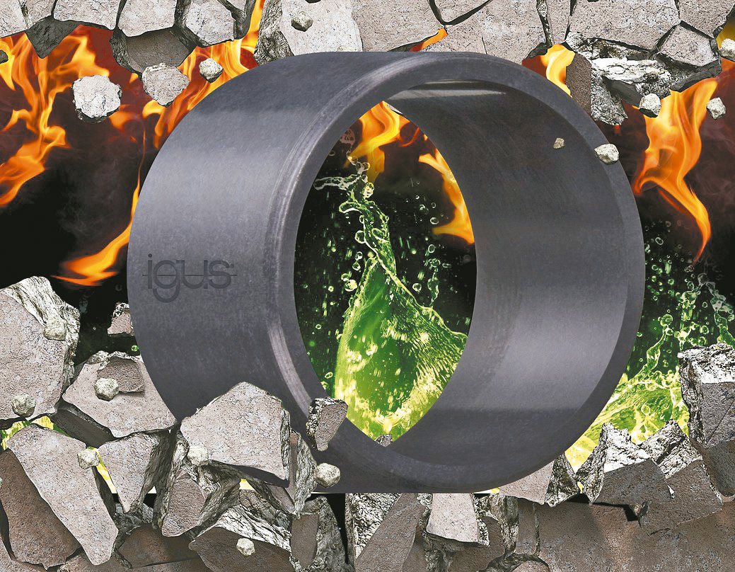 igus開發出耐化學腐蝕的iglidur H5自潤軸承，適用於高溫、邊緣壓力和衝...