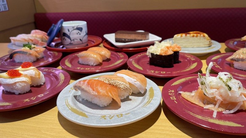 壽司郎限時推出「滿載而鮭」活動，提供多款鮭魚主題餐點。圖／壽司郎提供