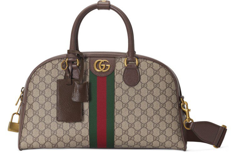 Gucci Valigeria GG緹花手提間肩背包，76,100元。圖／GUCCI提供