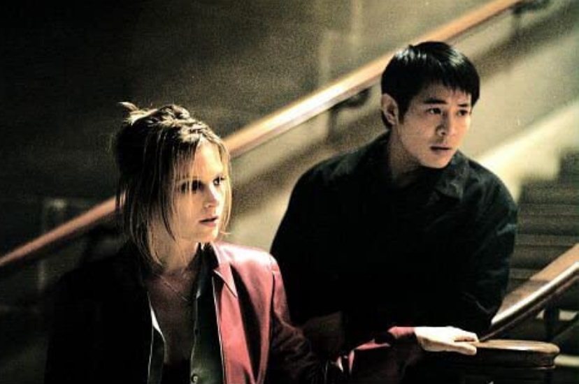 布莉姬芳達（左）與李連杰曾合作過「龍吻」。圖／摘自imdb