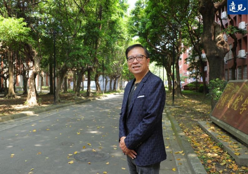 來台不到一年的香港籍教師吳有能，對台灣的雙語教育感觸頗深。黃菁慧攝