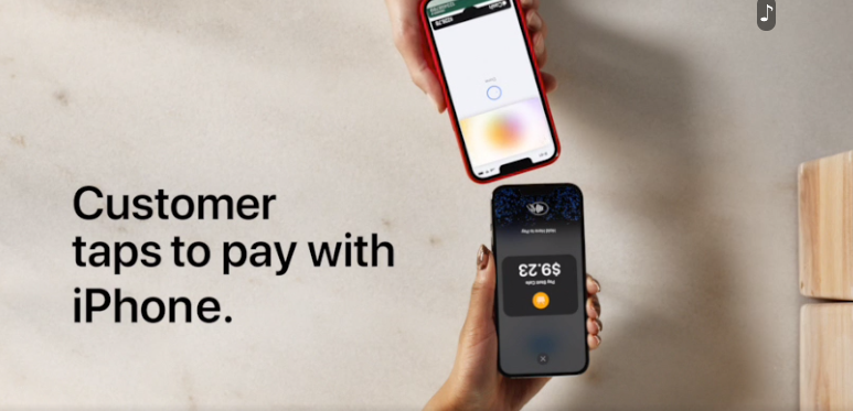 消費者可以使用Apple Pay感應支付。