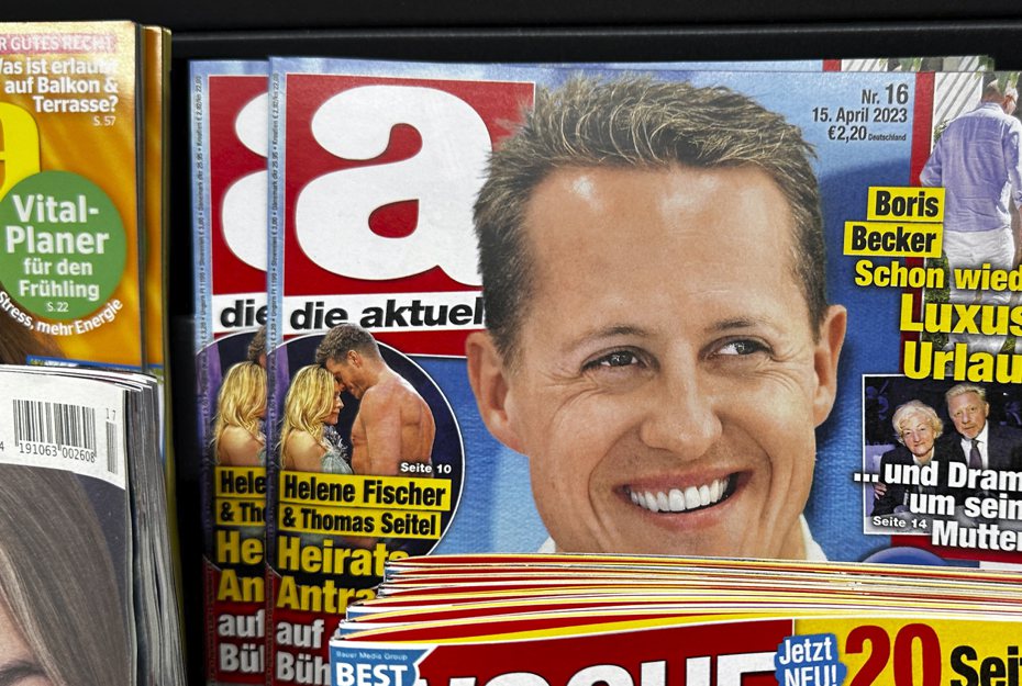 德國Die Aktuelle雜誌將舒馬克露出微笑的照片刊在封面上，斗大標題寫著：「舒馬克，首度受訪。」歐新社
