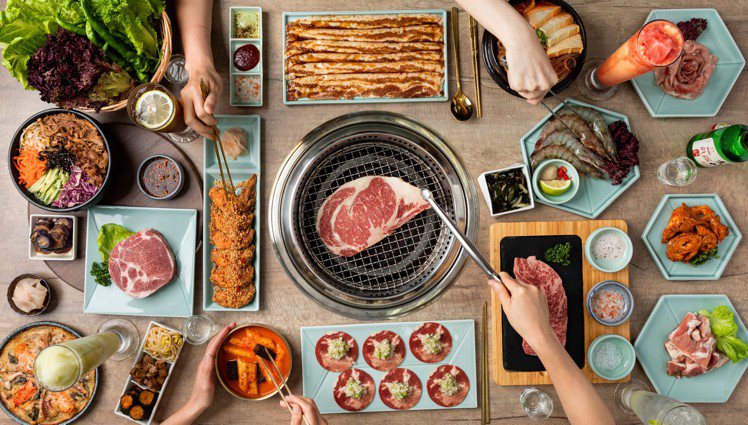 韓式燒肉「姜滿堂」首度台中展店。圖／三井不動產集團提供