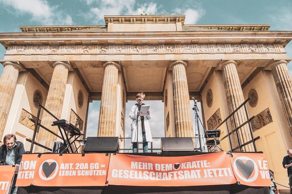 「最後一代」近日持續在德國發起集會及抗議行動。 圖片來源：<a href=