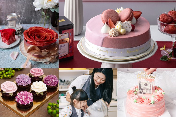 迎接母親節，Pinkoi推薦8款送禮不敗的造型蛋糕、甜點禮盒以及手作蛋糕體驗活動。圖／Pinkoi提供