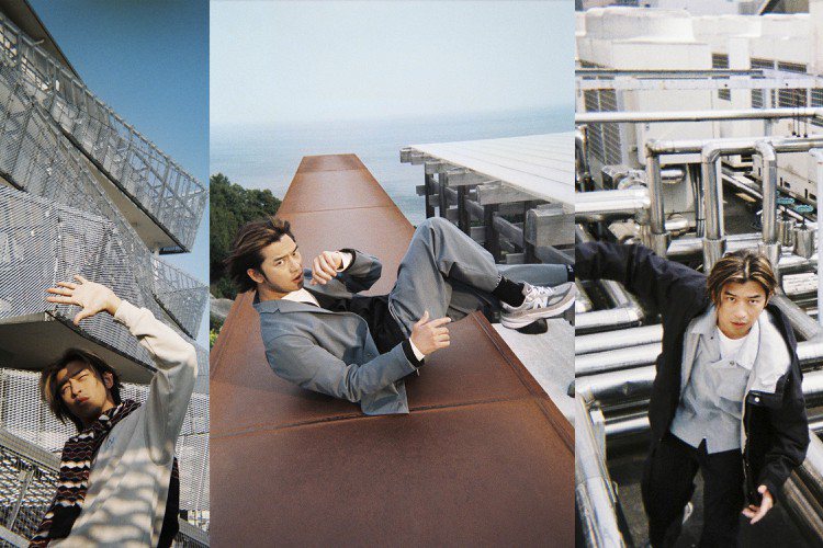 New Balance和品牌摯友兼ANOWHEREMAN創意總監陳柏霖、攝影師奧山由之，以日本私房景點為背景，完成了NB GREY形象廣告。圖／New Balance提供