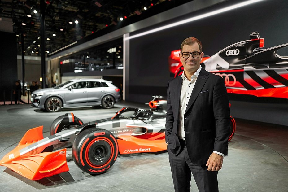 AUDI AG執行長馬庫斯•杜斯曼（Markus Duesmann）透露品牌進軍Formula 1賽事的目前進展情況。 圖／Audi提供