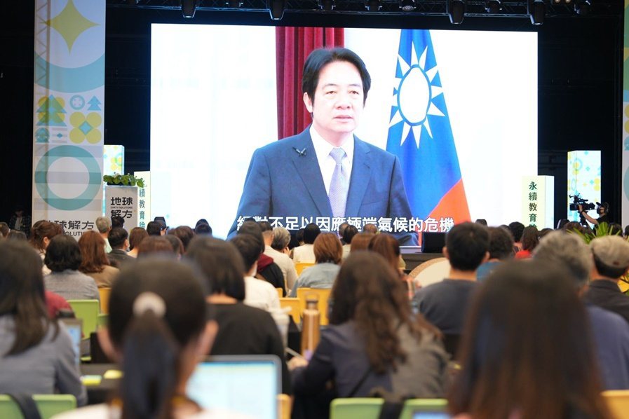 賴清德副總統發表致詞，為臺灣永續尋找新出路。攝影／張皓婷