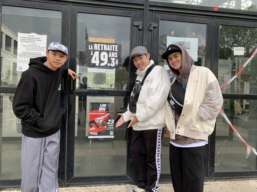 街舞男团“B.T.O.D”由淇扬(左起)、张龙、子贤组成。图／宽宽整合行销提供