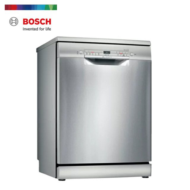 BOSCH獨立式洗碗機，PChome 24h購物即日起至5月21日特價34,900元，5月15日前獨家再送BOSCH無線吸塵器。圖／PChome 24h購物提供
