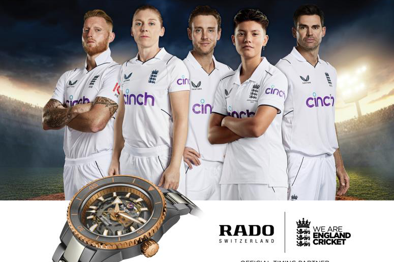 踏入新領域 <u>RADO</u>成英格蘭暨威爾斯板球協會官方時計