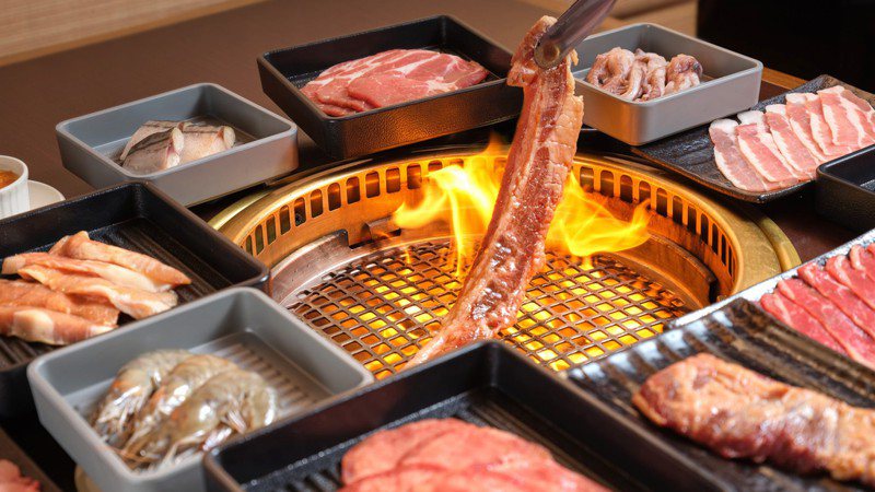 日本連鎖燒肉「牛角」推出全新型態「牛角Buffet」燒肉吃到飽台北首店進駐大葉高島屋。圖／大葉高島屋提供