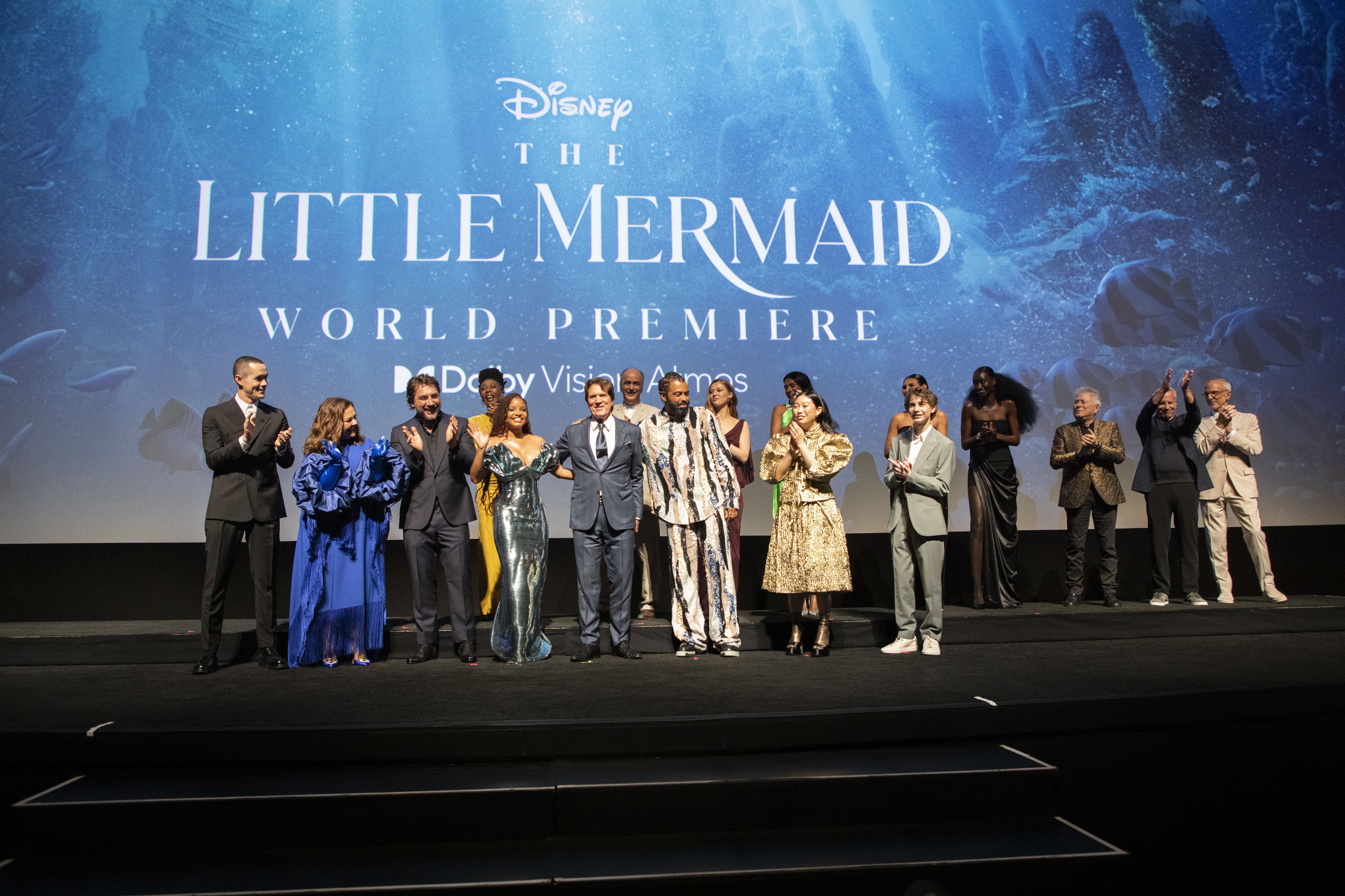 「小美人魚」在洛杉磯舉辦世界首映。圖／迪士尼提供