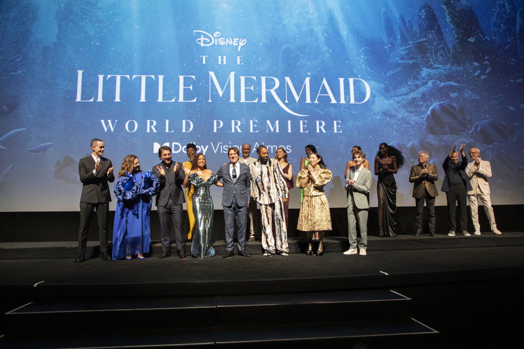 “小美人鱼”在洛杉矶举办世界首映。图／迪士尼提供