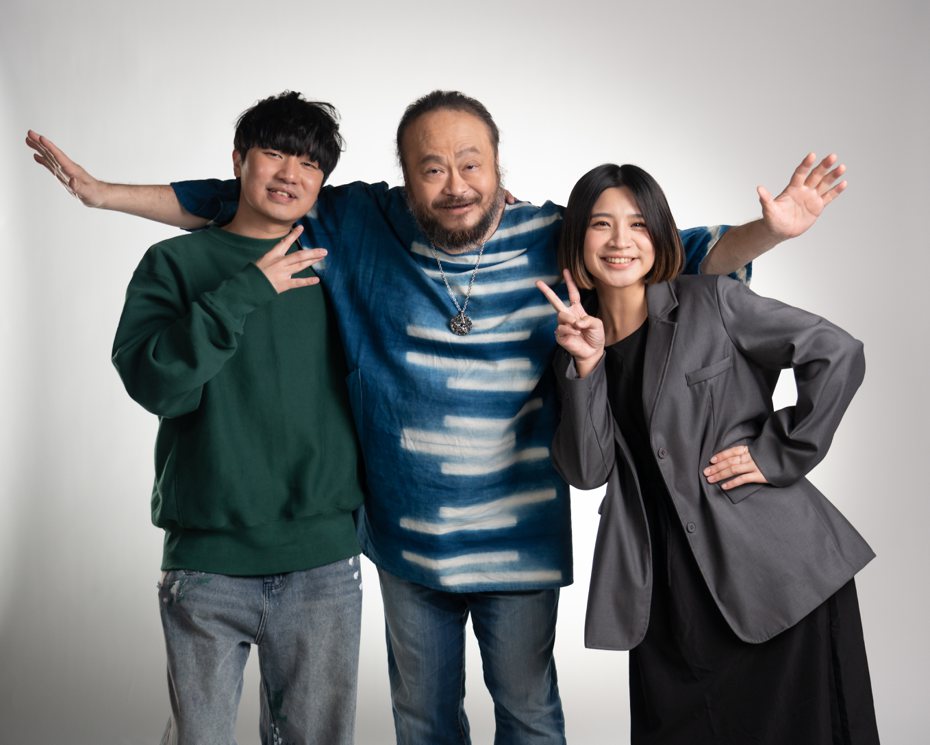 彭柏邑(左起)、 謝宇威和黃宇寒。圖／客家電視提供