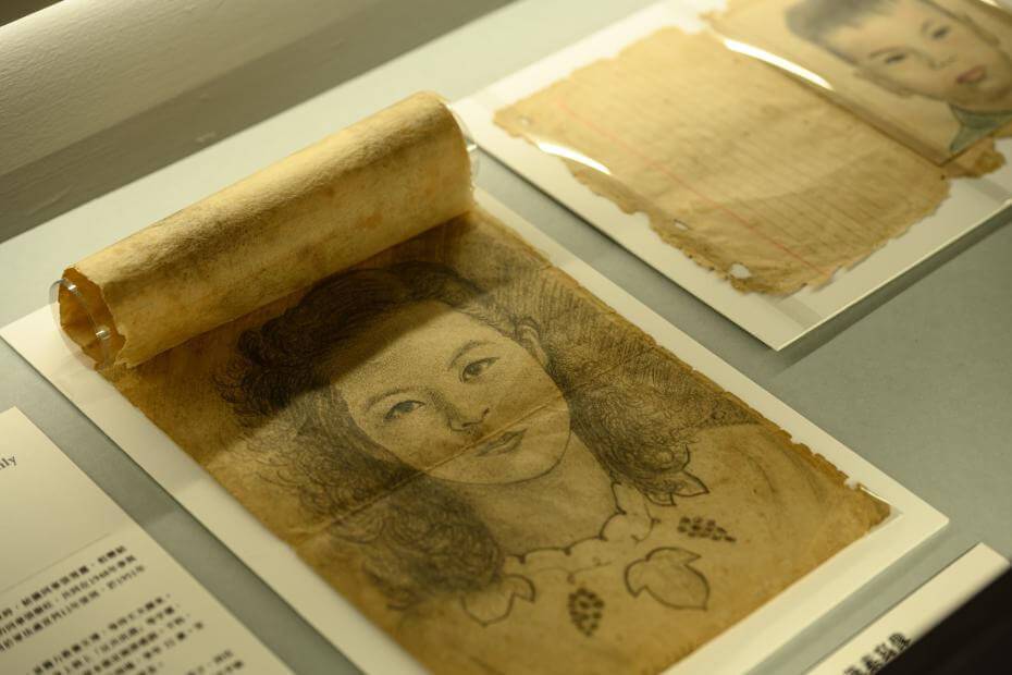 宋盛淼手繪張雪露鉛筆素寫像，1955-1956，國家人權博物館藏 北師美術館提供...