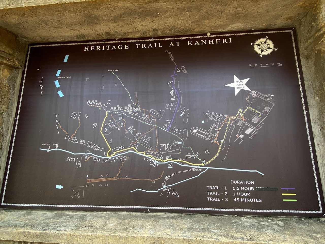 ▲Kanheri Caves 地圖