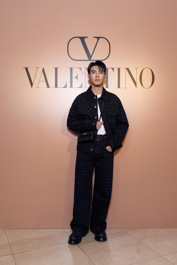 陳昊森出席VALENTINO微風廣場精品店開幕。圖／范倫鐵諾提供