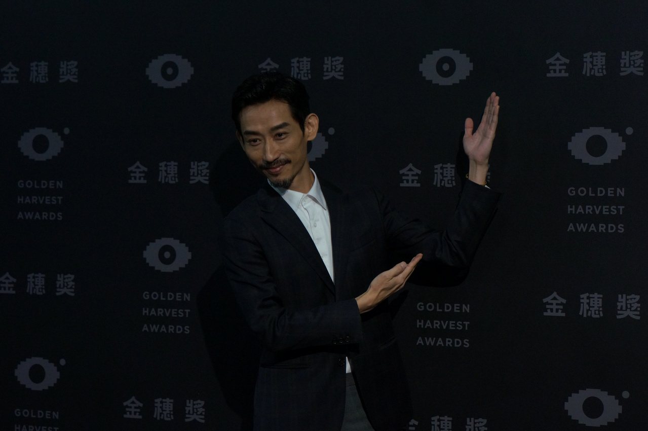 演員陳竹昇受邀擔任第45屆金穗獎頒獎嘉賓。圖/女子漾編輯群拍攝