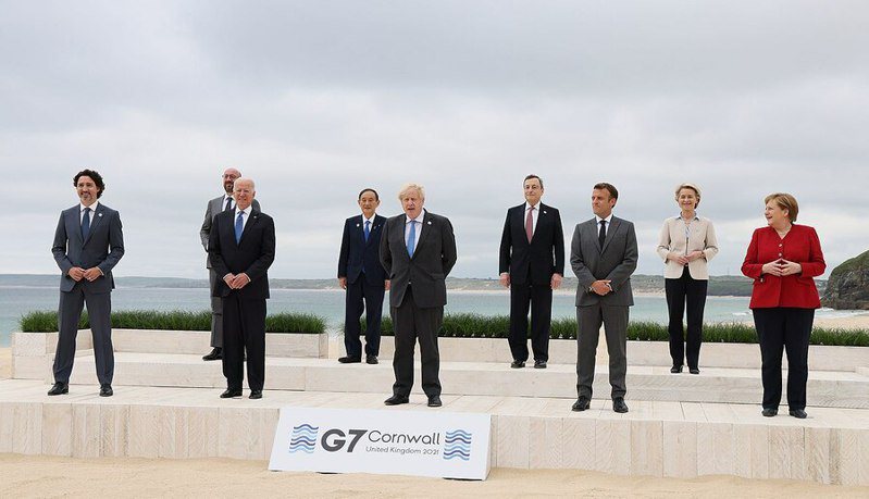 針對近日各國結盟動作頻頻，有專家認為還是受到利益驅動影響，而非意識形態。圖為西方的G7聯盟。（Photo from Wikimedia Commons）