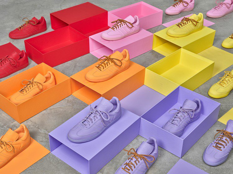adidas在近期主打Samba鞋，Pharrell Williams與adid...