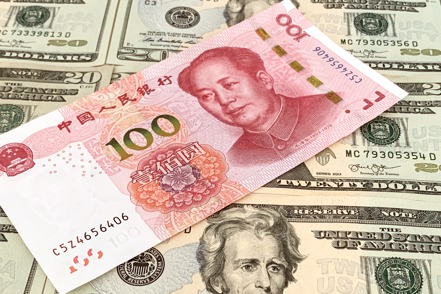中國增持美債，八個月來首見。（中通社）