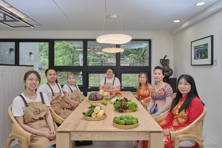 「Luma Café」攜手新住民，設計出以「越南Fusion」為主題的料理。圖／...