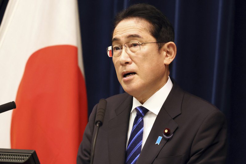 日本首相岸田文雄18日會見七家晶片巨擘領袖。美聯社