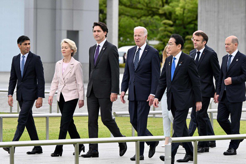 七大工業國集團（G7）領袖今天同意對俄羅斯祭出新制裁。 法新社