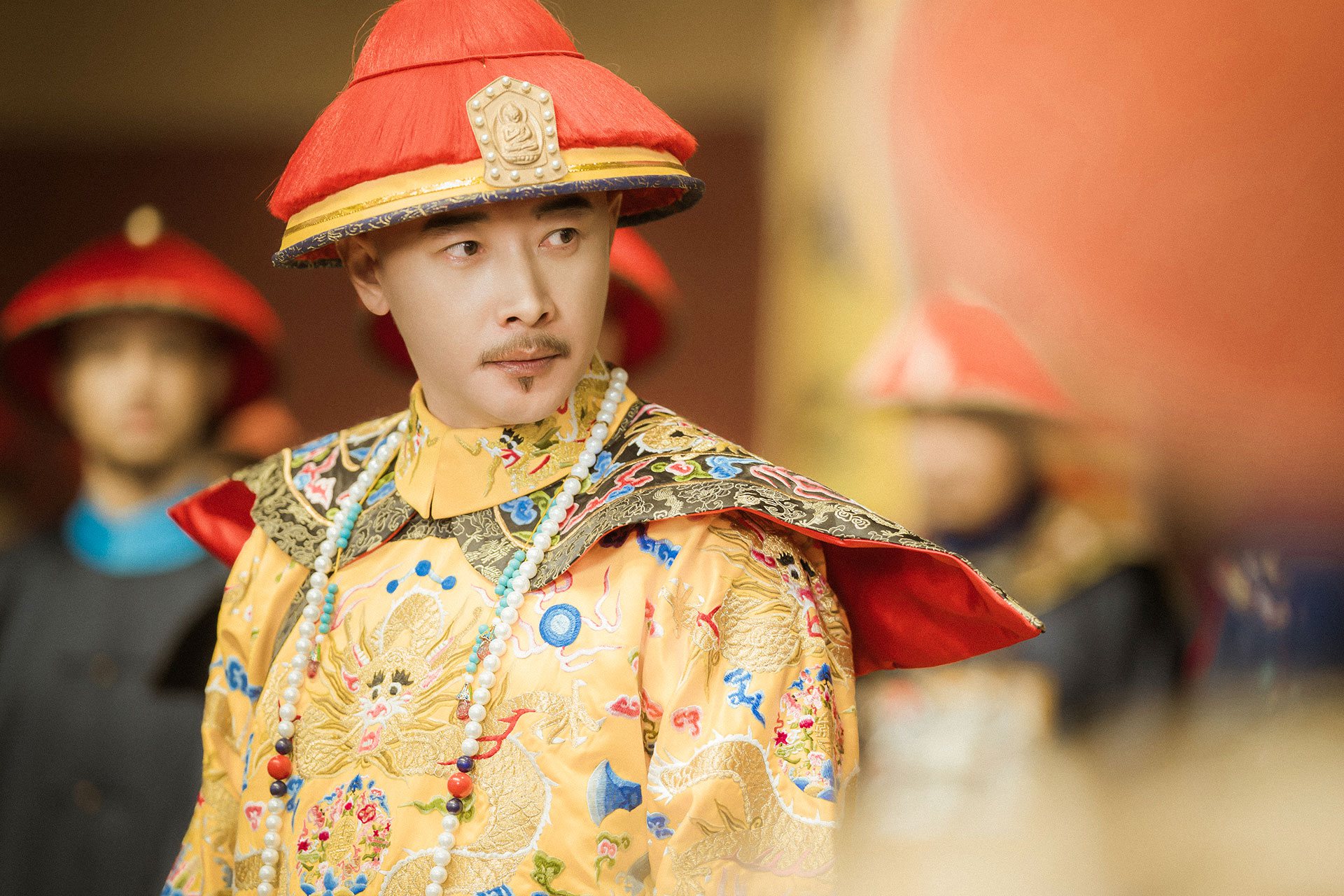 羅晉第一次演皇帝康熙。圖／中天娛樂台提供