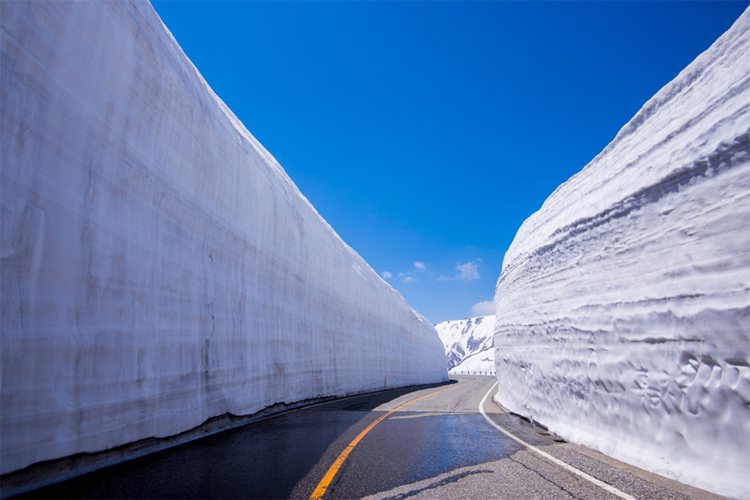 日本北陸團欣賞期間限定雪壁奇景，每人最低3萬有找。圖／易遊網提供
