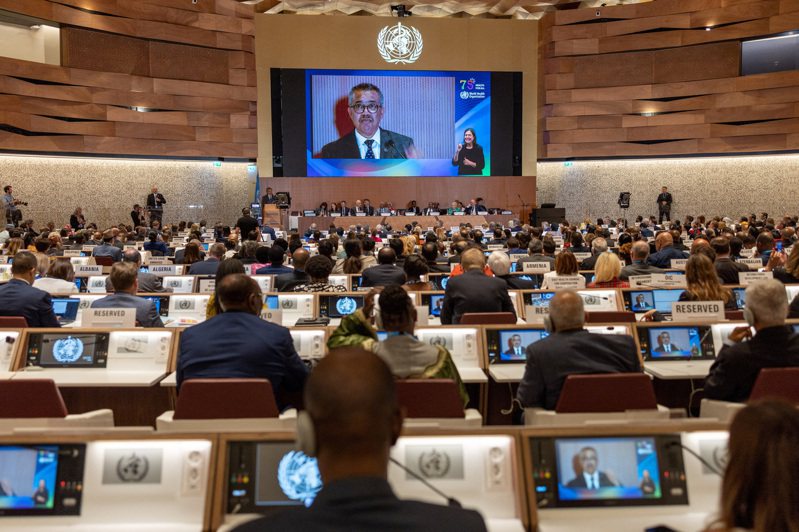 第76屆世界衛生大會5月21日在瑞士日內瓦聯合國歐洲總部舉行。 路透社