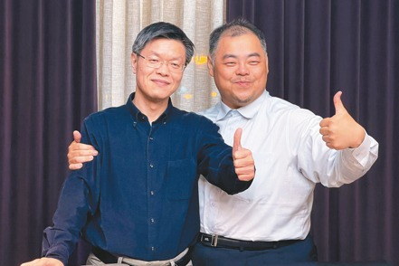 全新董事長陳建良（右）與總經理黃朝興。（本報系資料庫）