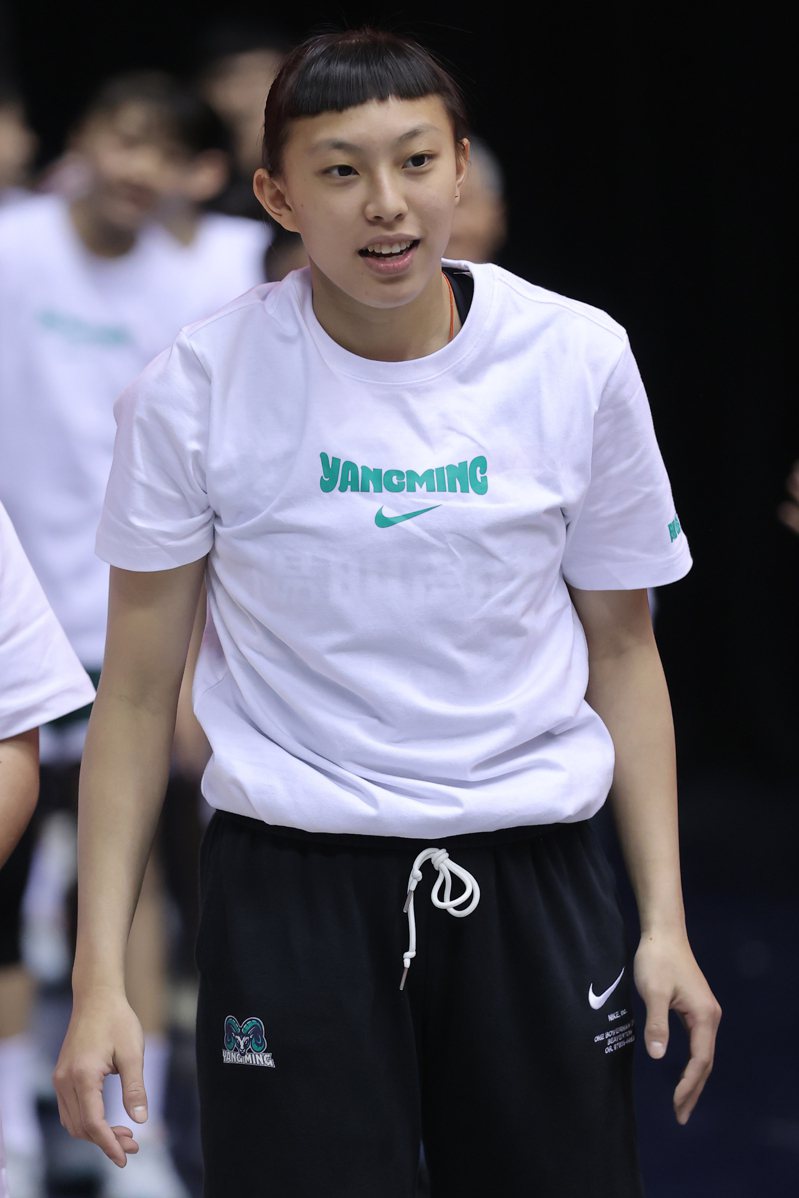 陽明高中全能大將張聿嵐膝傷回歸不及，無法參賽U19女籃。 聯合報系資料照