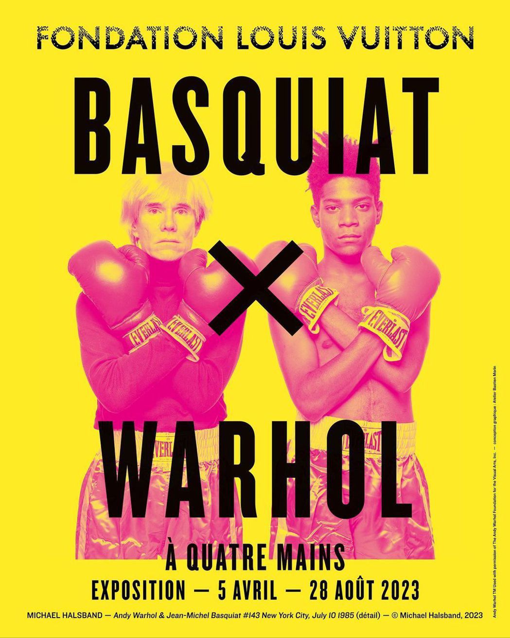 《BASQUIAT X WARHOL. PAINTING 4 HANDS》展覽。...