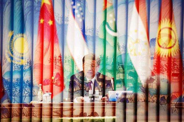 2023年5月19日，習近平在中國-中亞峰會的圓桌會議上發表談話。