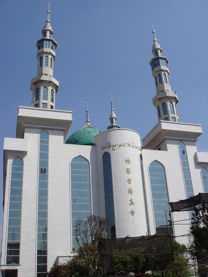 圖為雲南省通海縣納家營清真寺外觀。（取自推特）
