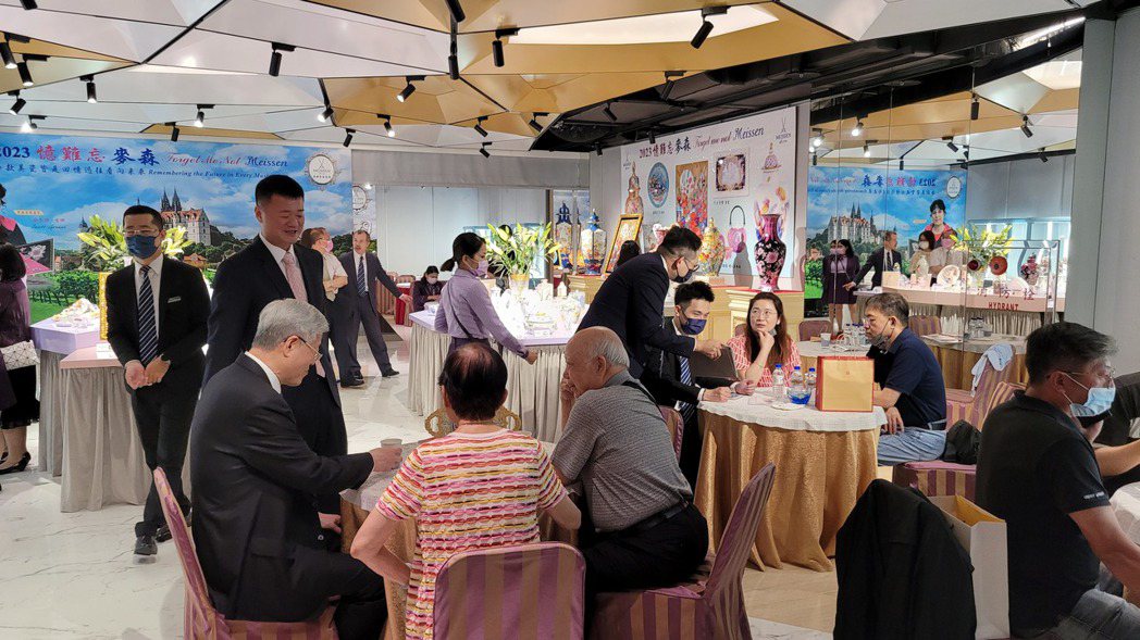 德國麥森瓷器在高雄漢來飯店一樓Event Hall舉辦「2023憶難忘麥森特展」...