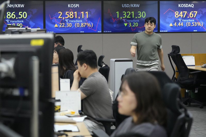 亞洲股市今天走勢分歧，投資人密切關注美國提高舉債上限的進度，交易小心翼翼。 美聯社