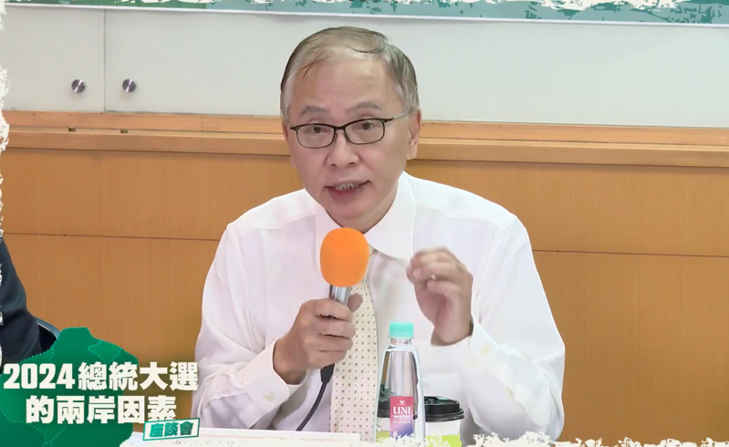 學者董立文表示，中共宣傳「民主失敗論」，由4層面介入明年台灣大選。圖／取自民進黨直播