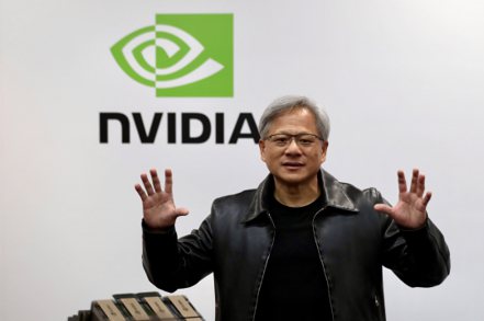 輝達（Nvidia）執行長黃仁勳30日出席台北電腦展。  歐新社