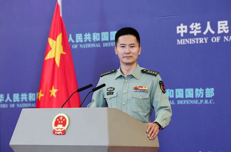 中國大陸國防部發言人譚克非。    取自大陸國防部