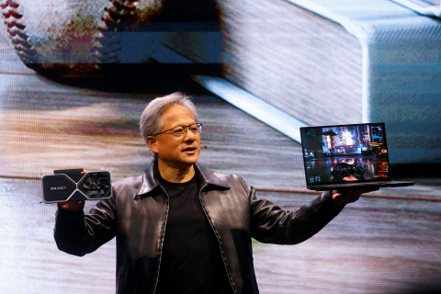 輝達（Nvidia）執行長黃仁勳日前在台北電腦展上，說明公司產品。路透