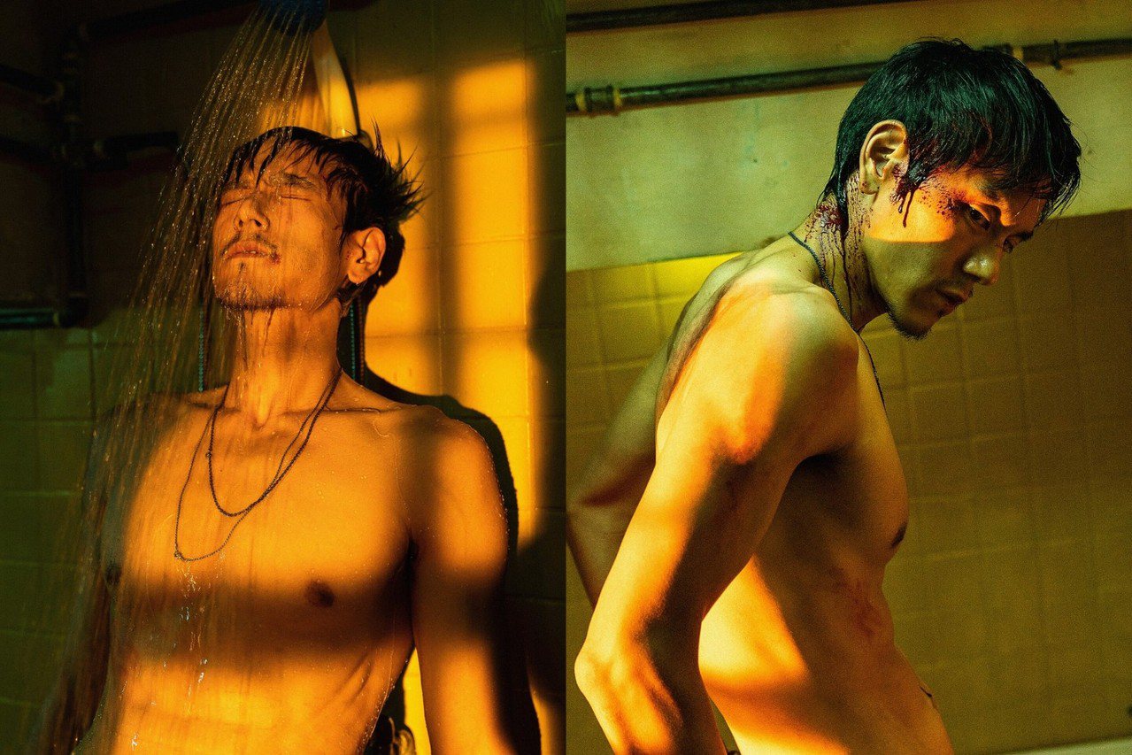 彭于晏為角色進行肉體改造，在《熱帶往事》電影中裸身演出。圖／華映娛樂提供