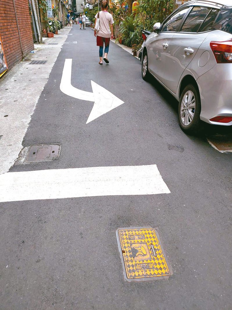 台北市有2018處地下消防栓周邊應繪紅線卻未畫，民眾停車就可能挨罰，遭質疑是罰單陷阱。記者林麗玉／攝影