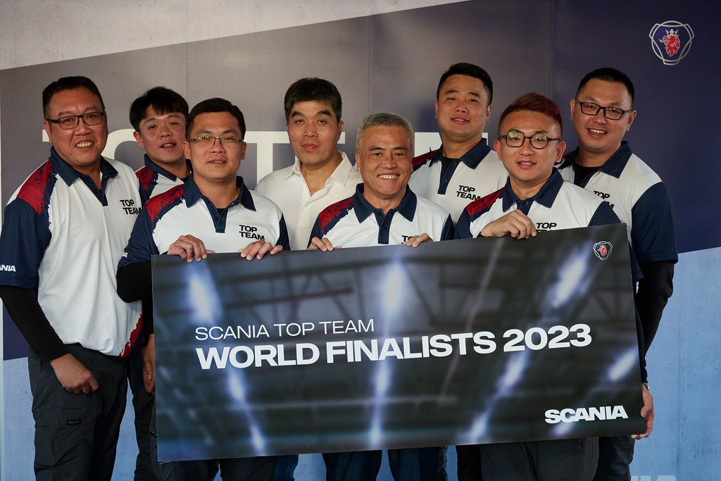 由Scania高雄廠代表台灣隊晉級參與Top Team全球總冠軍賽事。 圖片來源...