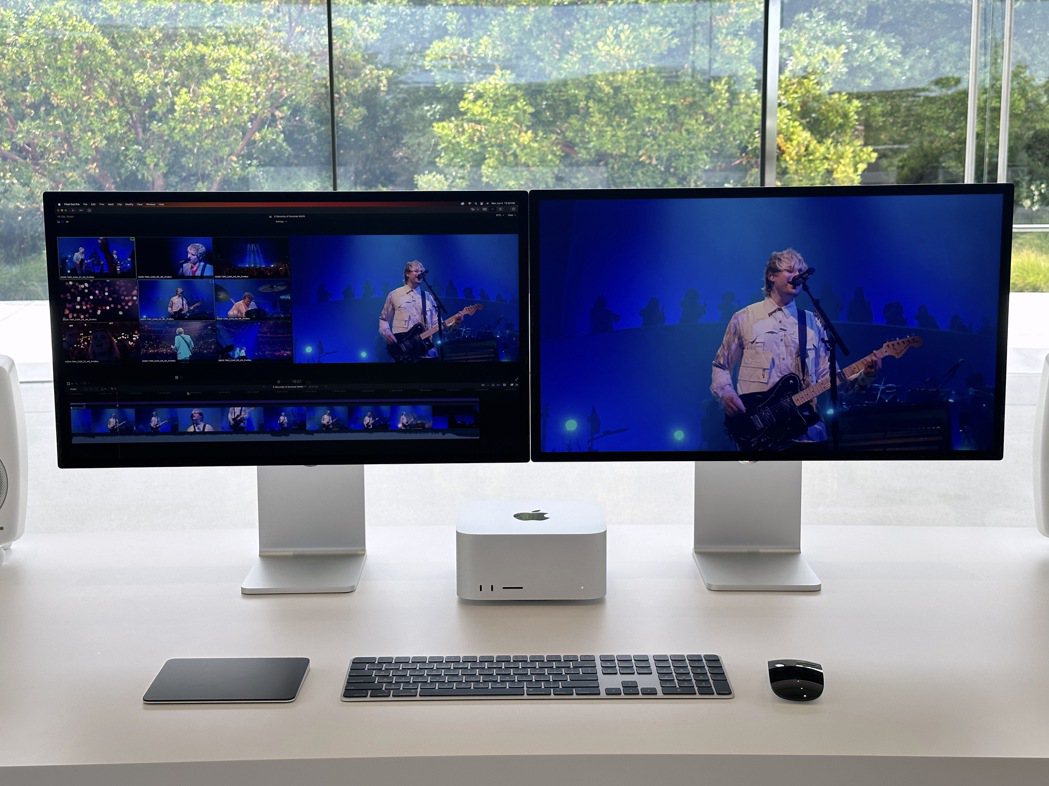 搭載M2 Ultra的Mac Studio支援最多6台Pro Display X...